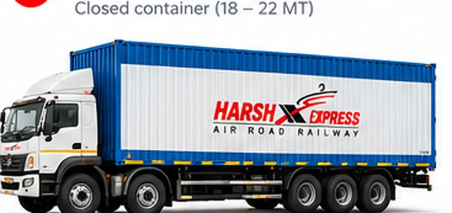 Harsh Express 32 ft multi-axle container (MXL)